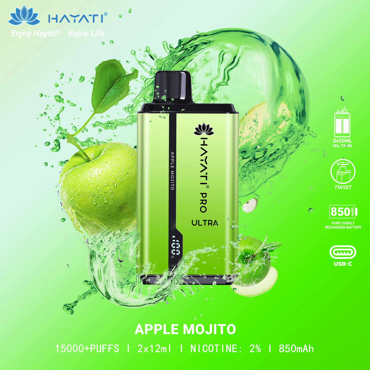 Hayati Pro Ultra Apple Mojito