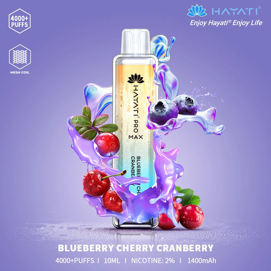 Hayati Pro Max Blueberry Cherry Cranberry