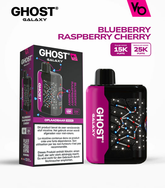 VB Ghost Galaxy Blueberry Raspberry Cherry | 25000 Puffs