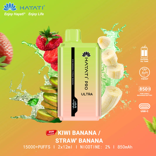 Hayati Pro Ultra Kiwi Banana | Strawberry Banana