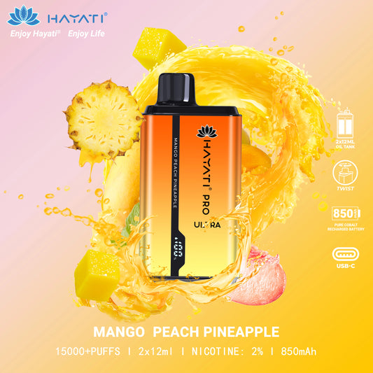 Hayati Pro Ultra Mango Peach Pineapple