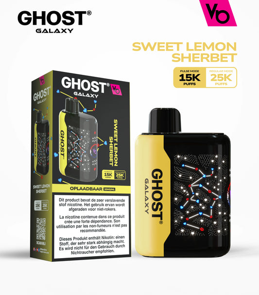 VB Ghost Galaxy Sweet Lemon Sherbet | 25000 Puffs