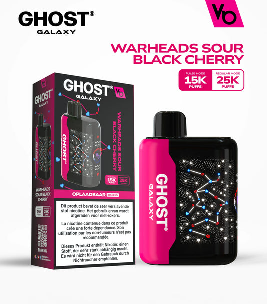 VB Ghost Galaxy Warheads Sour Black Cherry | 25000 Puffs